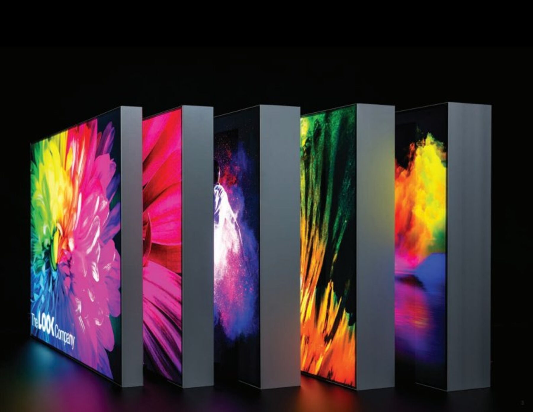 Large-format printed lightboxes
