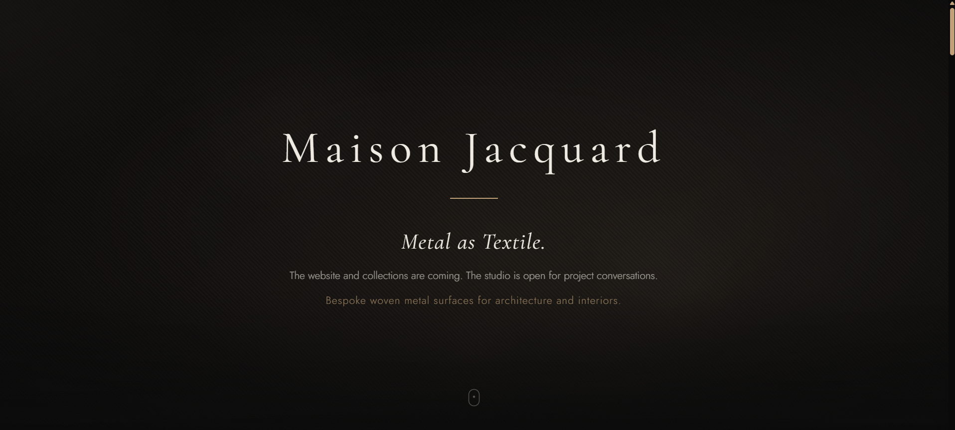 Maison Jacquard website